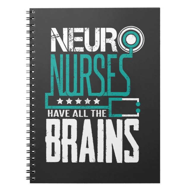 Neuro Nurse Everyday Superhero Fun Medical Notebook (Front)