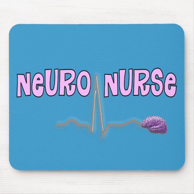 Neuro Nurse Gifts Mouse Mat (Front)
