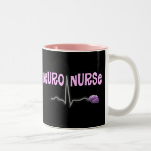 Neuro Nurse Gifts Two-Tone Coffee Mug