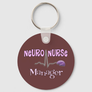 Neuro Nurse Manager Gifts Key Ring