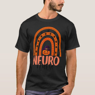 Neuro Nurse Rainbow Halloween Costume Neuroscience T-Shirt