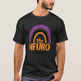 Neuro Nurse Rainbow Halloween Costume Neuroscience T-Shirt