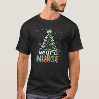Neuro Nurse Xmas Tree Neuroscience Nursing Christm T-Shirt