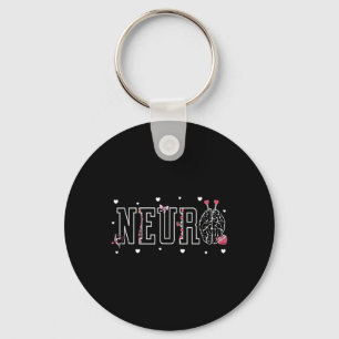 Neuro Nurses Brain Candy Heart Neuroscience Nurse Key Ring