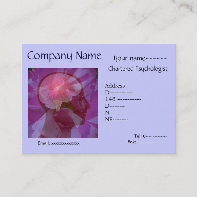 Neuro/psychologist/neurologist business card... business card (Front)