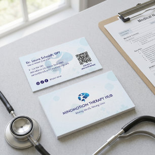 Neuro Rehab Business   Minimalist White Card