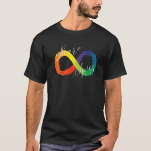 Neuro Spicy Infinity Symbol Spectrum Autism Awaren T-Shirt