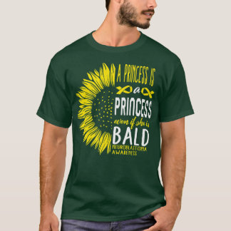 Neuroblastoma Awareness Princess Ribbon Childhood  T-Shirt