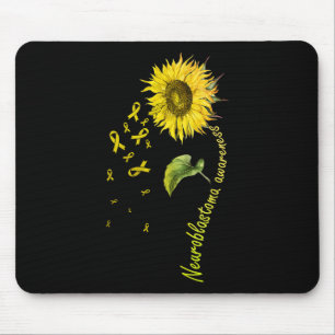 Neuroblastoma Awareness Sunflower Mouse Mat