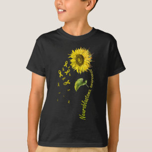 Neuroblastoma Awareness Sunflower T-Shirt