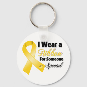 Neuroblastoma Ribbon Someone Special Key Ring