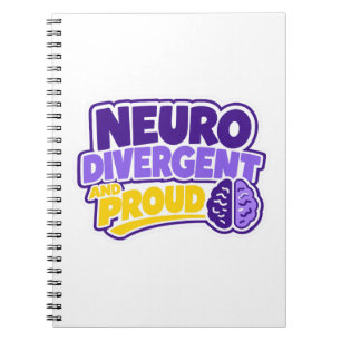 Neurodivergent and Proud Brain Notebook