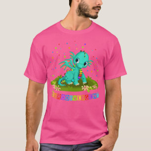 Neurodivergent Autism Awareness Month Cute Dragon  T-Shirt