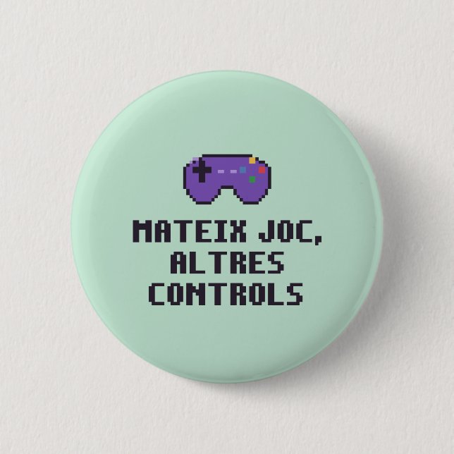 Neurodivergent Catalan Same Game Button (Front)