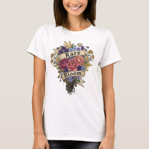 Neurodivergent  Floral Aesthetic - Rare Bloom  T-Shirt