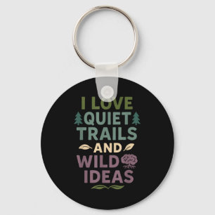 Neurodivergent Introvert Adhd Autism Forest Nature Key Ring