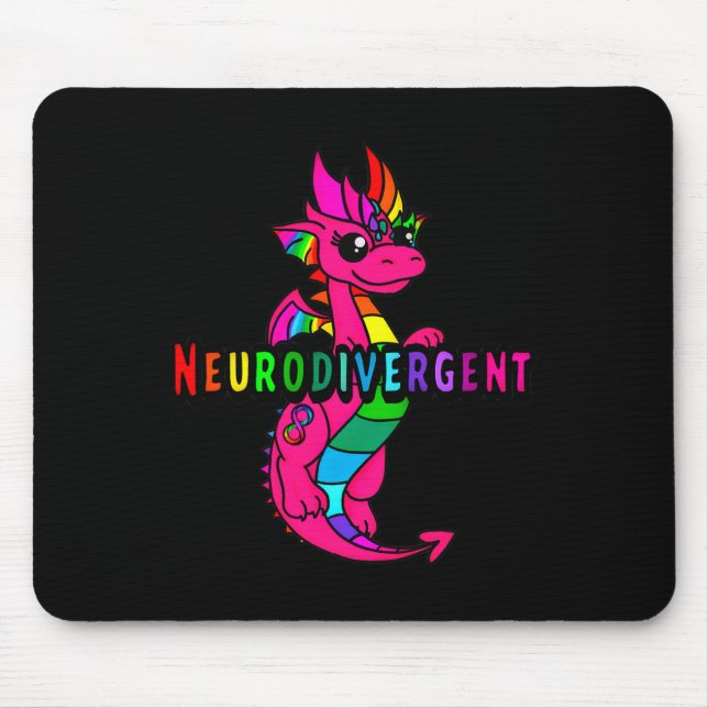 Neurodivergent  mouse mat (Front)