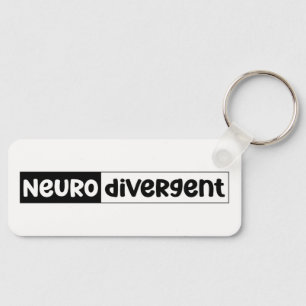 Neurodivergent   Neurodiversity Awareness Key Ring