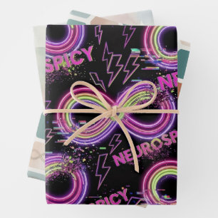 Neurodivergent Neurodiversity Wrapping Paper