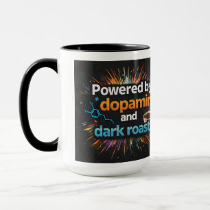  Neurodivergent Powered by Dopamine Coffee  Mug