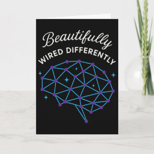 Neurodivergent Pride Adhd Autism Acceptance Differ Card
