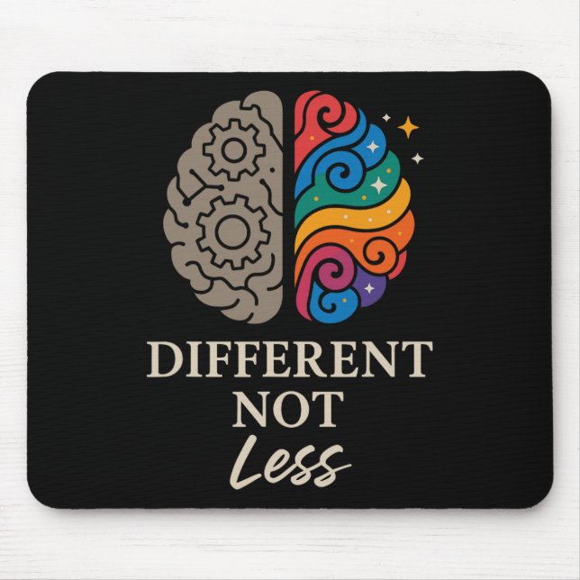 Neurodivergent Pride Adhd Autism Acceptance Other  Mouse Mat (Front)