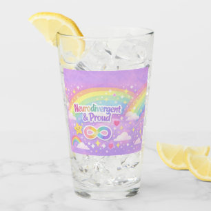 Neurodivergent Pride Pastel Rainbow Tumbler