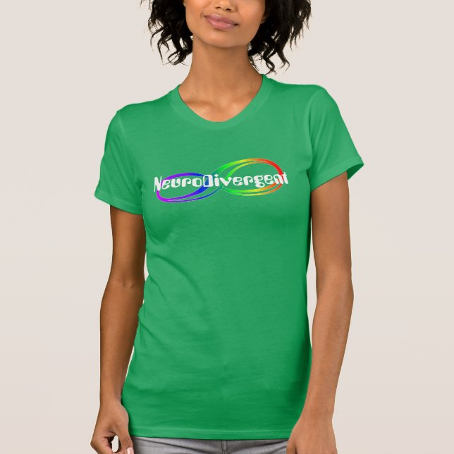 NeuroDivergent Rainbow Infinity Shirt (Front)