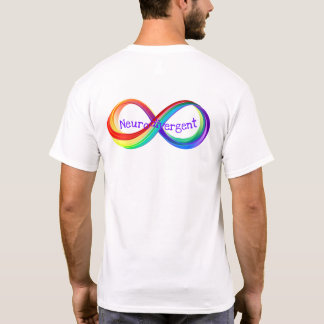 Neurodivergent Rainbow Infinity Symbol T-Shirt