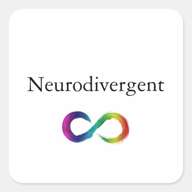 Neurodivergent Sticker (Front)