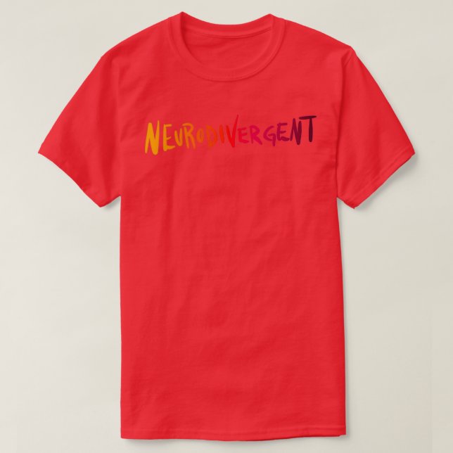 Neurodivergent T-Shirt (Design Front)