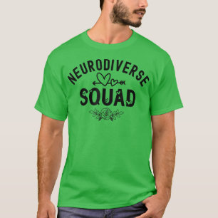 Neurodiverse Squad Mental Health Autism Adhd ASD A T-Shirt