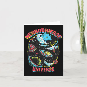 Neurodiverse Universe Neurodiversity Embrace Adhd  Card