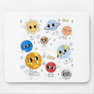 Neurodiverse Universe Planet Autism Awareness Supp Mouse Mat
