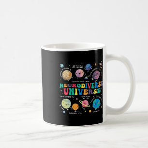 Neurodiverse Universe Space Planet Autistic Autism Coffee Mug