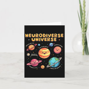 Neurodiverse Universe Special Education Autism Awa Card