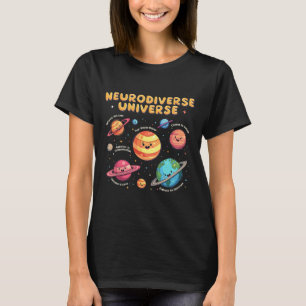 Neurodiverse Universe Special Education Autism Awa T-Shirt