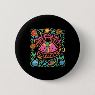 Neurodiverse Universe Special Education Teacher Au 6 Cm Round Badge