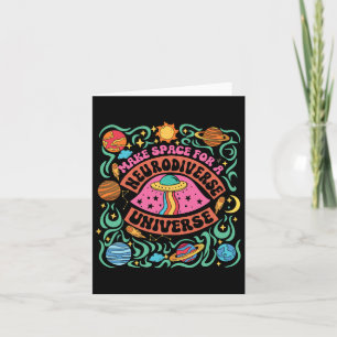 Neurodiverse Universe Special Education Teacher Au Card