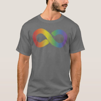 Neurodiversity Acceptance Rainbow Infinity Sign T-Shirt