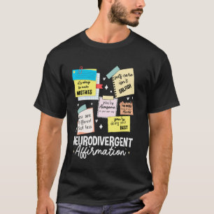 Neurodiversity Affirmation Teacher Autism Awarenes T-Shirt