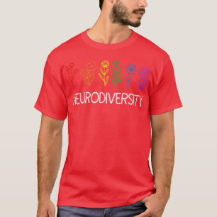 Neurodiversity April Autism Awareness Pride Rainbo T-Shirt