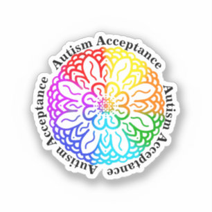 Neurodiversity Autism Acceptance Rainbow