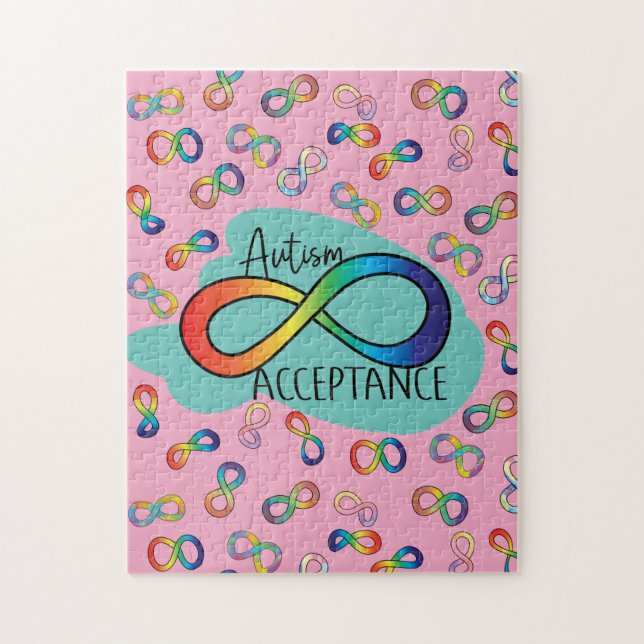 Neurodiversity Autism Acceptance Rainbow Jigsaw Pu Puzzle (Vertical)