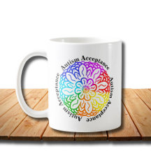 Neurodiversity Autism Acceptance Rainbow Mandala