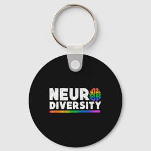 Neurodiversity Autism Adhd Mental Health Awareness Key Ring