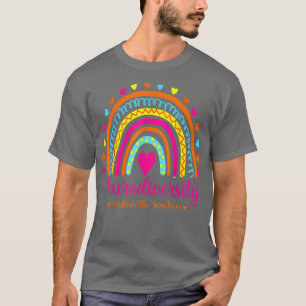 Neurodiversity Autism Awareness ADHD Rainbow Autis T-Shirt