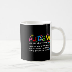 Neurodiversity Autism Awareness Noun Definition Me Coffee Mug