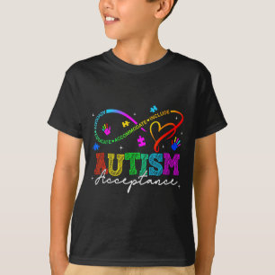 Neurodiversity Autism Awareness Rainbow Infinity T-Shirt