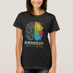 Neurodiversity - Autism Spectrum Asd Adhd Rainbow T-Shirt